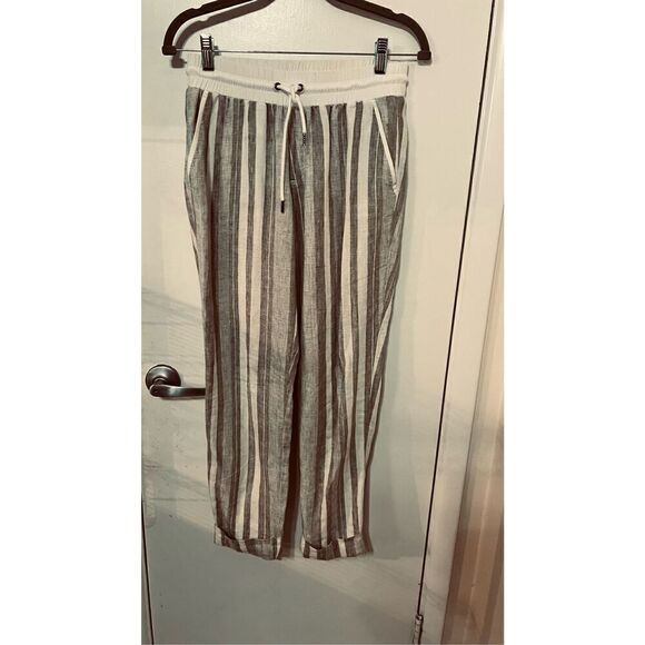 Athleta Linen Bali Pants Womens Size 2 - Picture 2 of 10